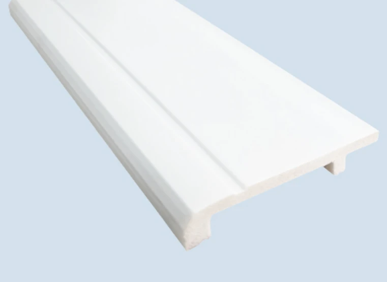 Λεία επιφάνεια Λευκή PS Χύτευση Baseboard